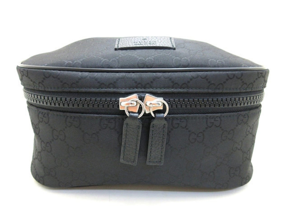 Gucci Waist Belt Crossbody Bag GG Calfskin Black